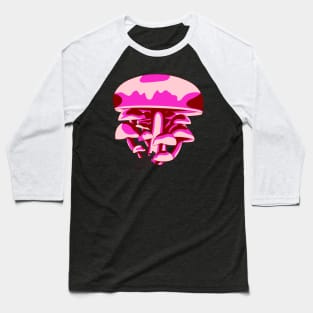 Mushrooms in pink Baseball T-Shirt